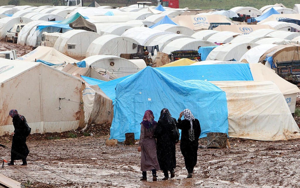 The Atmeh camp on April 18, 2013, in Darkoush, Syria. Esa Alexander/Sunday Times/Gallo Images/Getty Images